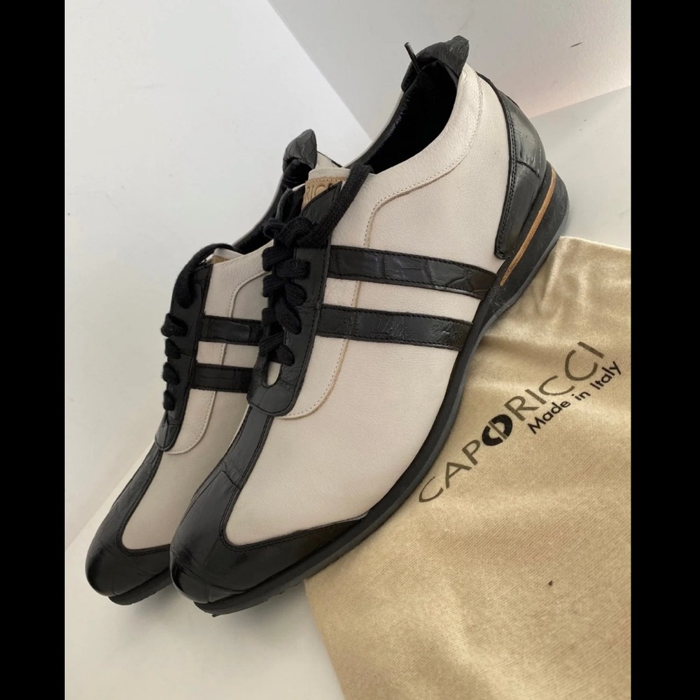 CAPORICCI 9412 Alligator trim Sneakers